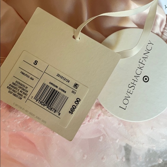 LoveShackFancyXTarget Pink Halter Top Dress Size S - Picture 4 of 5